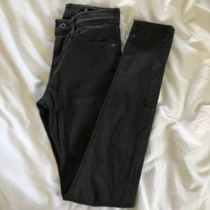 AG Farrah Charcoal Skinny Jeans